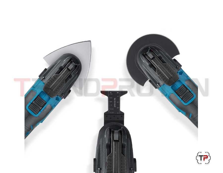 Ferramenta Oscilatória Multifunções oferta 2 Baterias + 8 Laminas