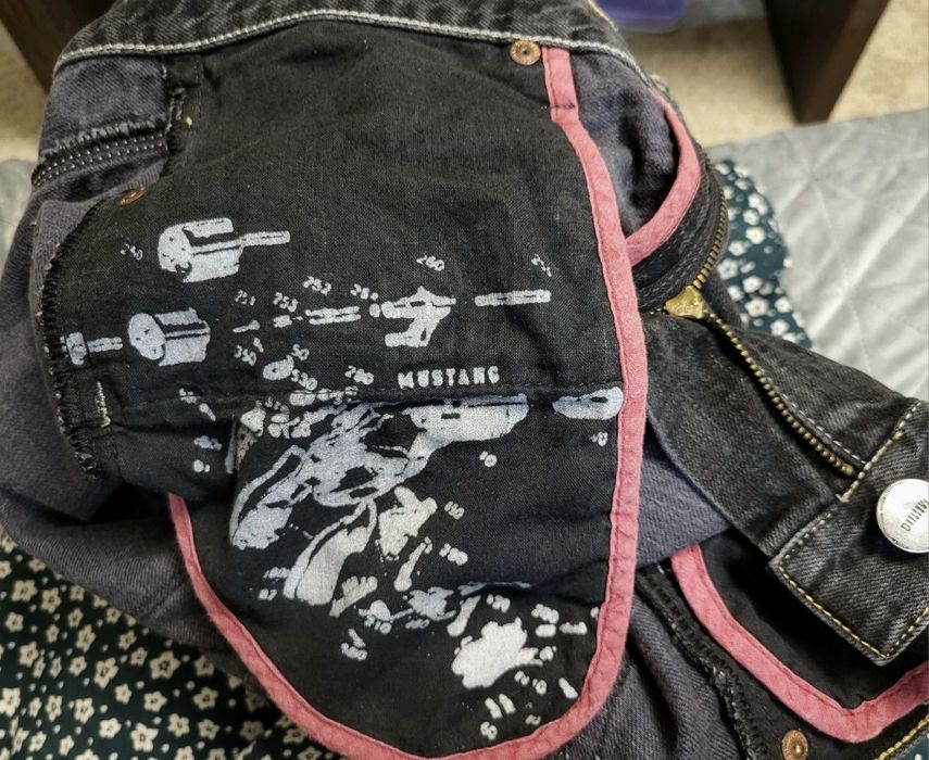 Spodnie męskie czarne Mustang 31/32  men bootleg (Frank)