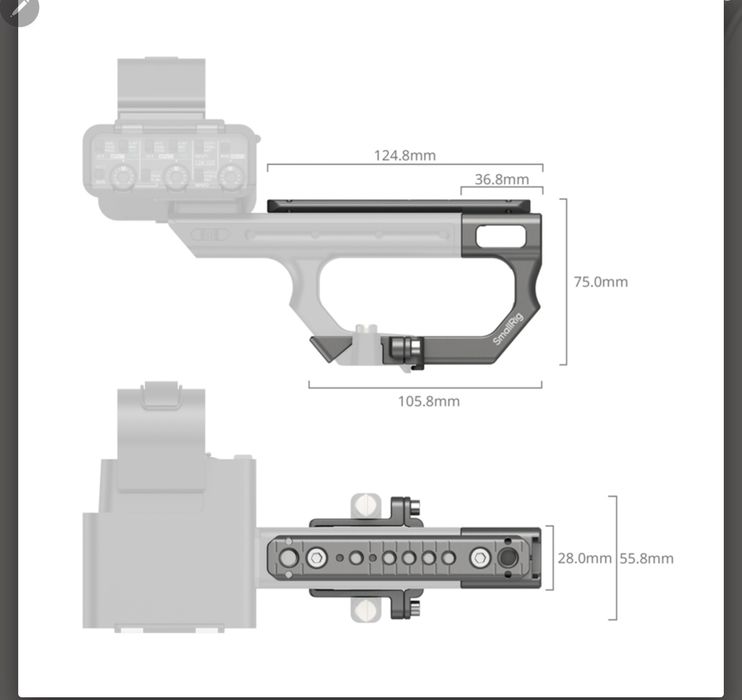 SmallRig 4830 Extension Kit for FX3 FX30 XLR Handle