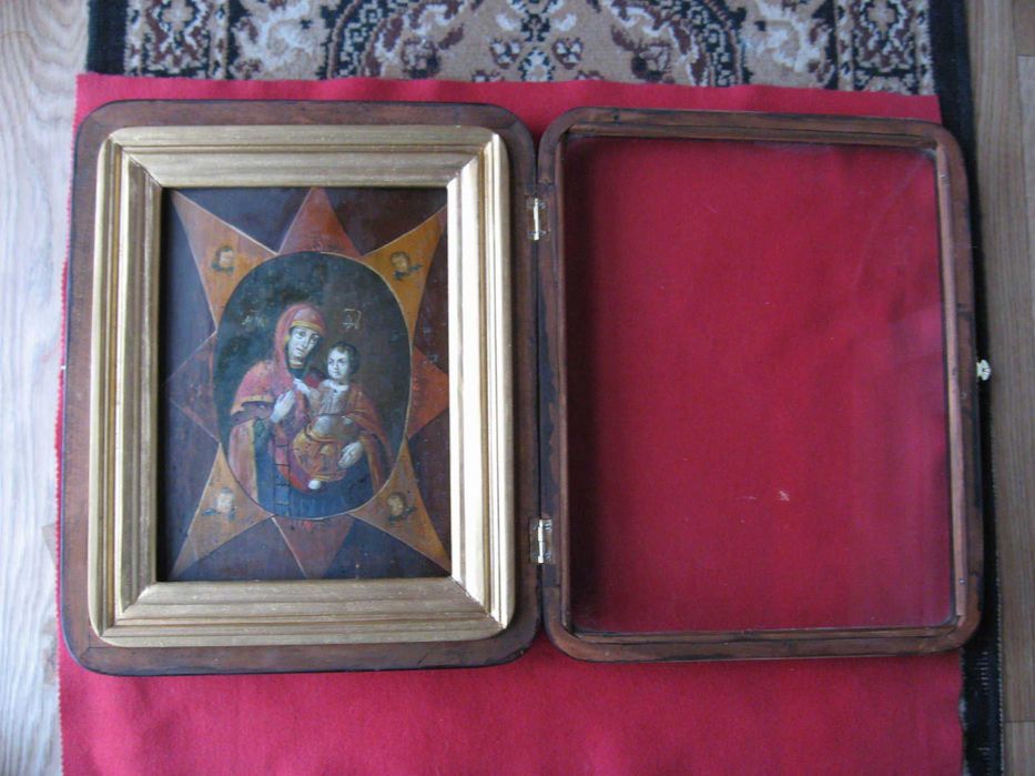 Икона Неопалимая Купина в киоте