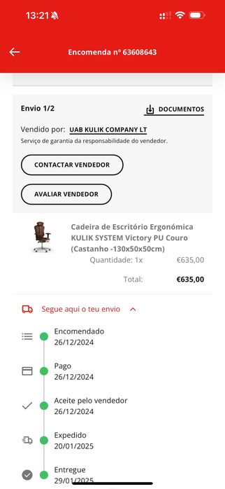 Cadeira de Escritório Ergonómica KULIK SYSTEM