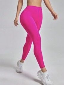 Leggings Push Up em V Rosa