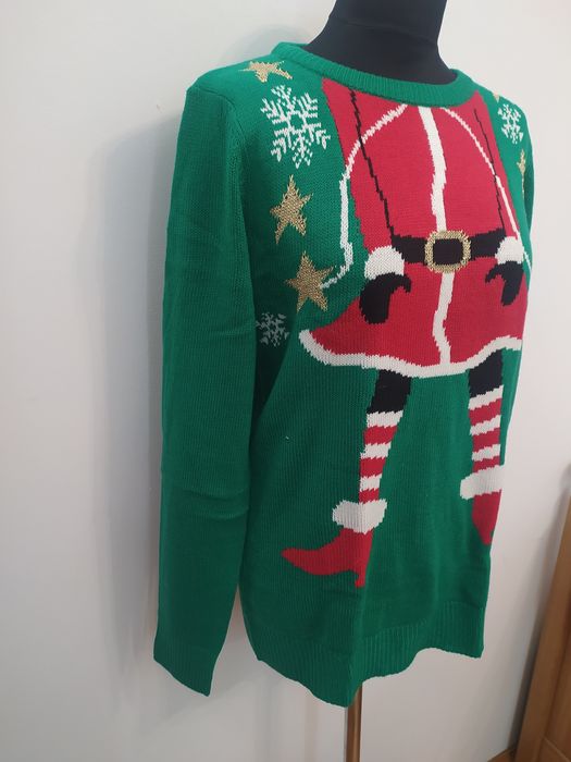 Sweter świąteczny damski  Pani Mikołajowa