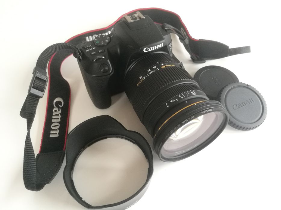 Canon 250d + Sigma 17-50mm f2.8 gwarancja