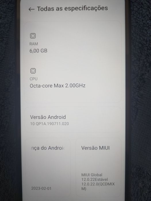 Smartphone Xiaomi Redmi 9A