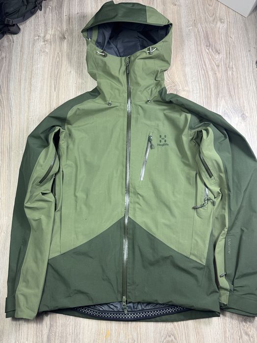 Haglofs edge kurtka narciarska gore tex meska rozmiar s pas sniezny bardzo dobry stan