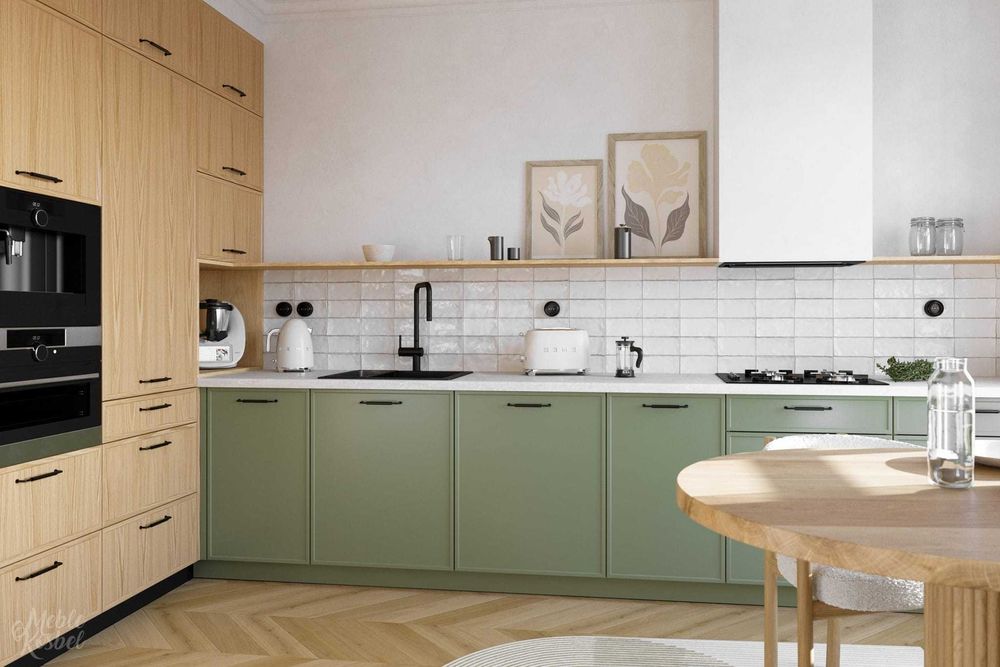 MW RAMI - Zestaw mebli kuchennych modułowych, fornirowanych - wycena