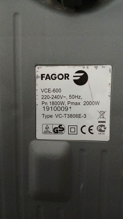 Aspirador Fagor usado