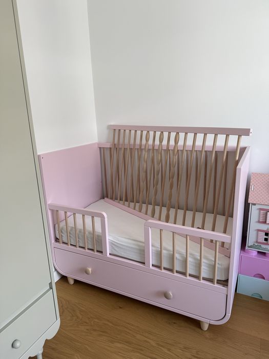 MYLLRA Ikea łożeczko i materac