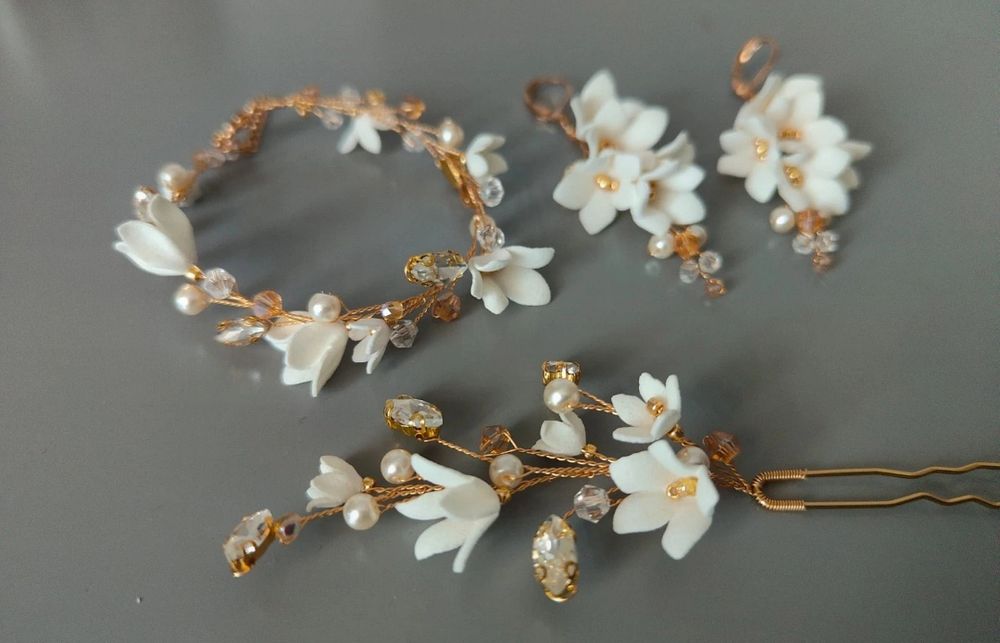 Komplet biżuterii ślubnej