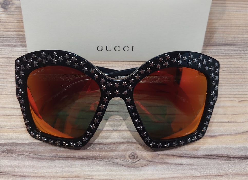 Ефектні сонцезахисні ркуляри з зірковим дізайном  Gucci GG3870/S ( Оригінал, Італія)