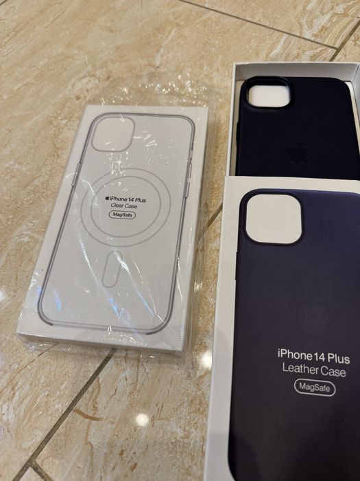 Чехол кожаний Iphone 14 Plus , 15 Plus,ціна за всі лот 4шт