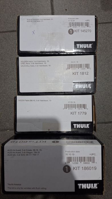 Kit thule - 4 różne rodzaje, 1 stopa 754