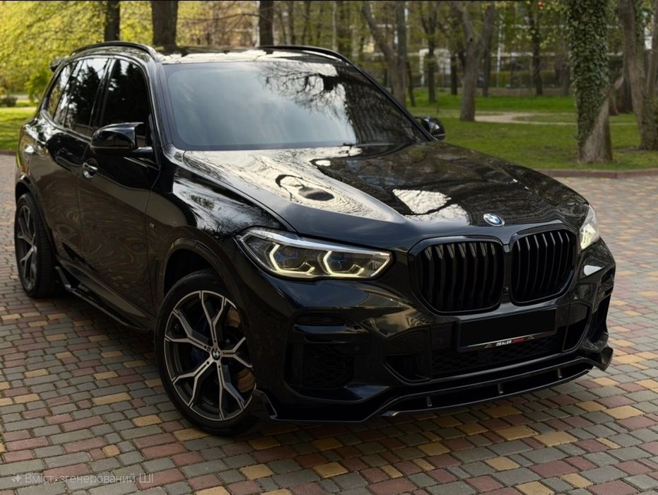 Комплект обвісів на BMW X5 G05 диффузор спойлер губа  сплиттер сплiтер