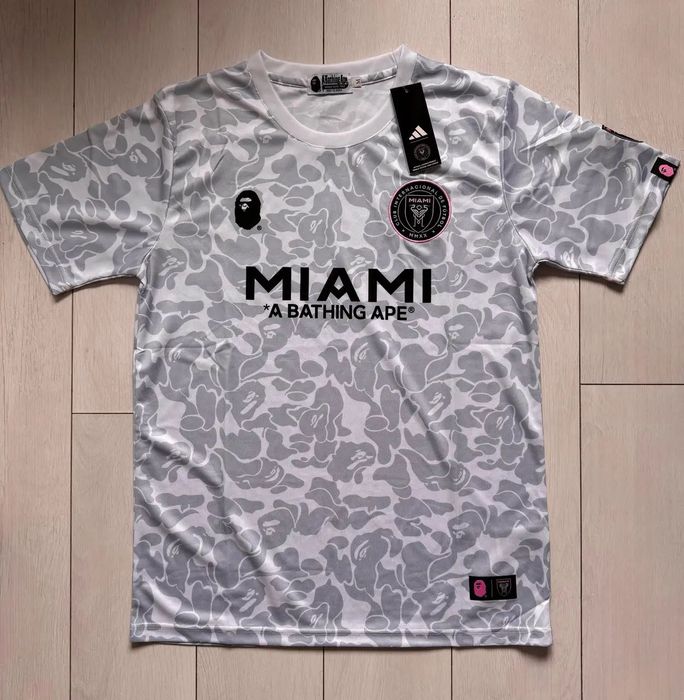 Футболка Bape Inter Miami,розмір S, M, L, XL. Футболка A Bathing Ape