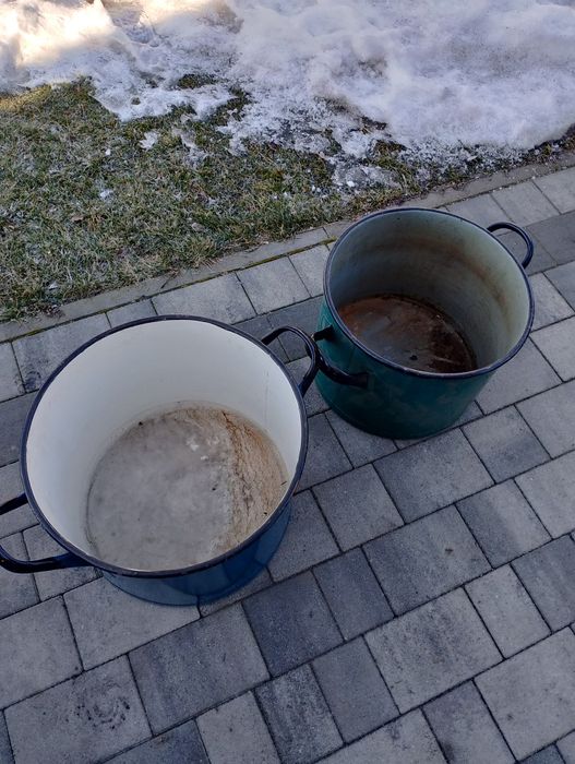 Stare garnki emaliowane