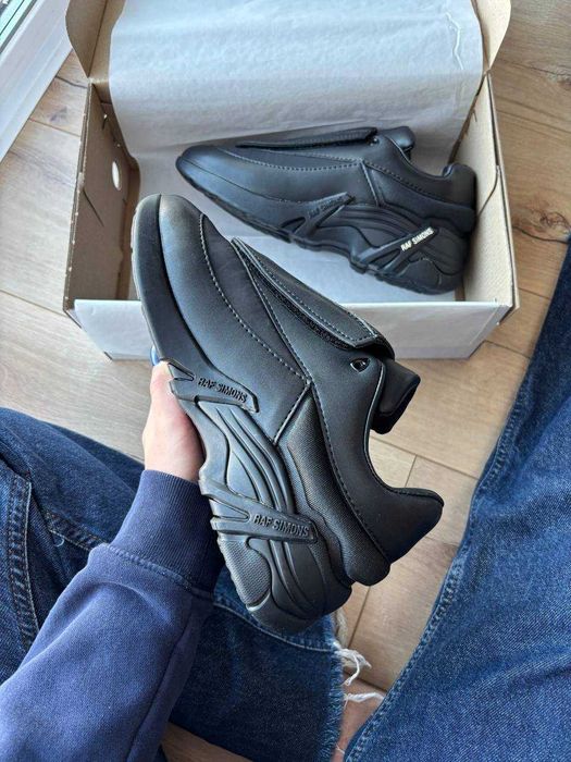 [БЕЗ ПЕРЕДПЛАТ] Кросівки Raf Simons Antei Total Black раф сімонс