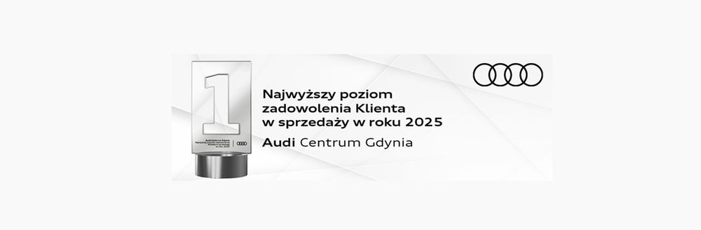 AUDI CENTRUM GDYNIA - SAMOCHODY NOWE - AUTORYZOWANY DEALER - GRUPA PLICHTA top banner