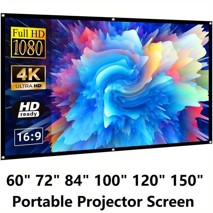 60/72/84/100/120/150 D Проекционный Экран/Проекційні екрани 4K