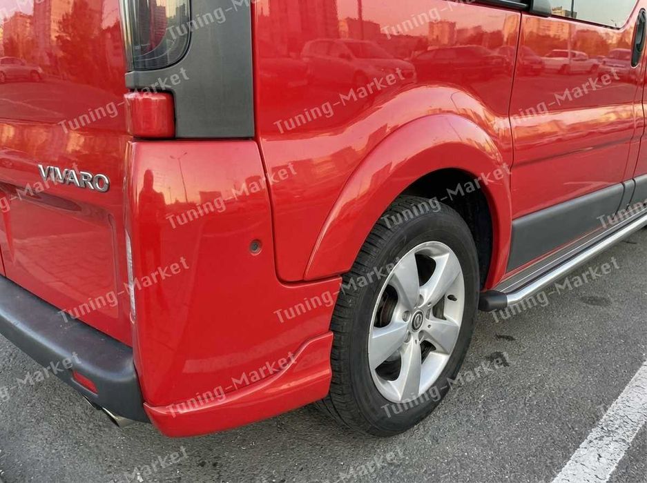 Накладка бампера Губа Юбка передняя задняя Vivaro Trafic Primastar