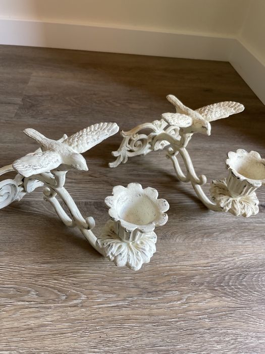 Castiçais de parede estilo romântico