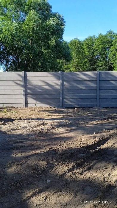 Ogrodzenia betonowe-sprzedaż, montaż
