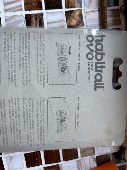 Кільце-замок для зʼєднань Habitrail для кліток .