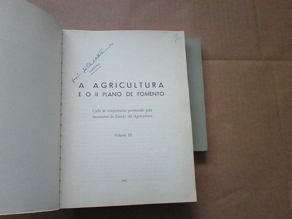 A agricultura e o II plano de fomento