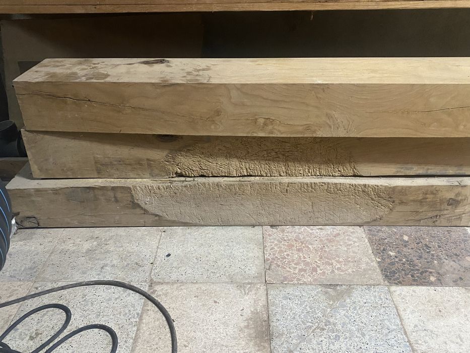 Vigas lentel em freixo