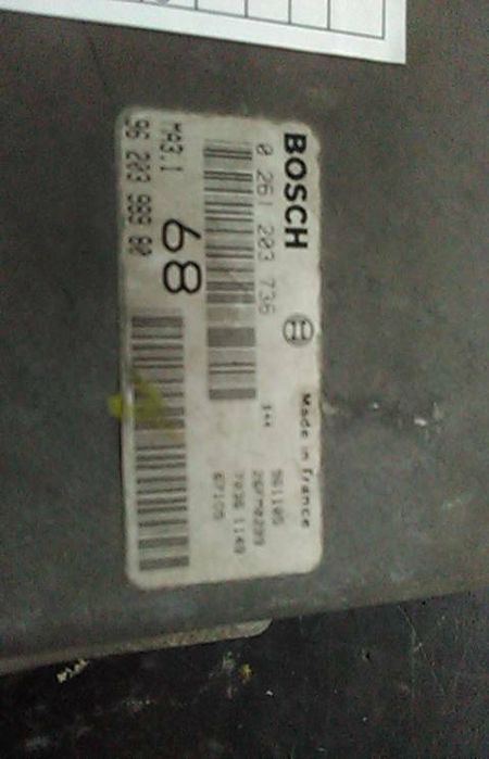 Centralina motor / ECU CITROËN Saxo (S0, S1)