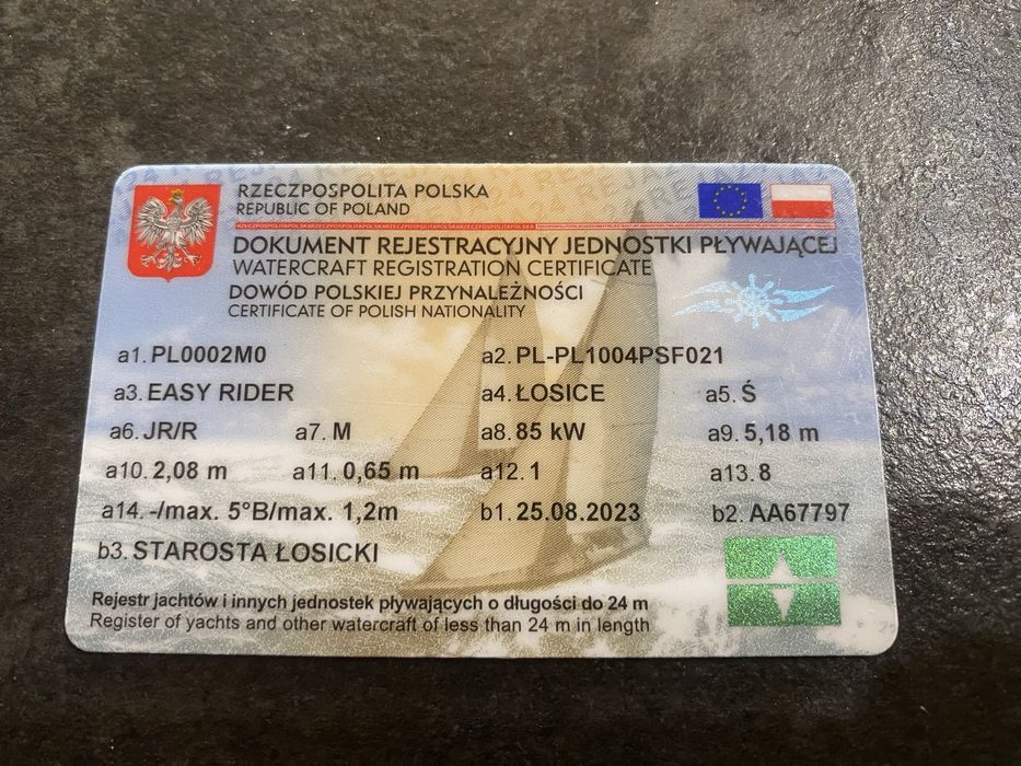 Łódź wędkarska motorowa 5,2 m, 115km