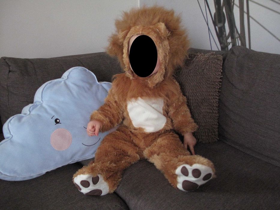 Kostium lwa dla dziecka 6-12 miesięcy (Halloween)