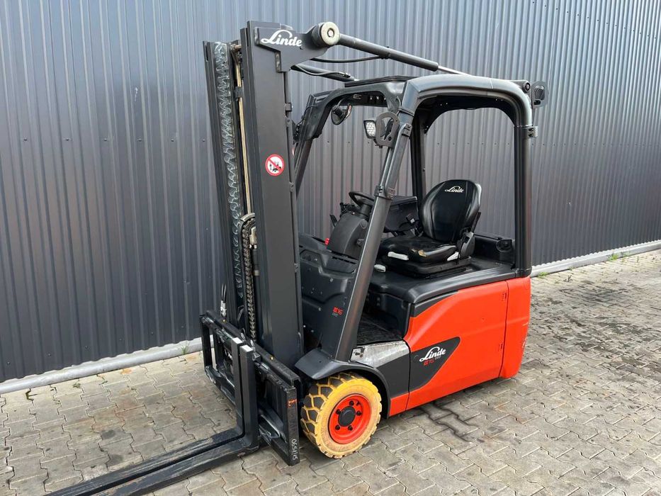 Wózek widłowy Linde E16-02 TRIPLEX 4,6 M Przesuw 2014 rok