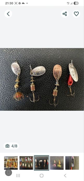 Силиконовые рыбацкие приманки блёсна