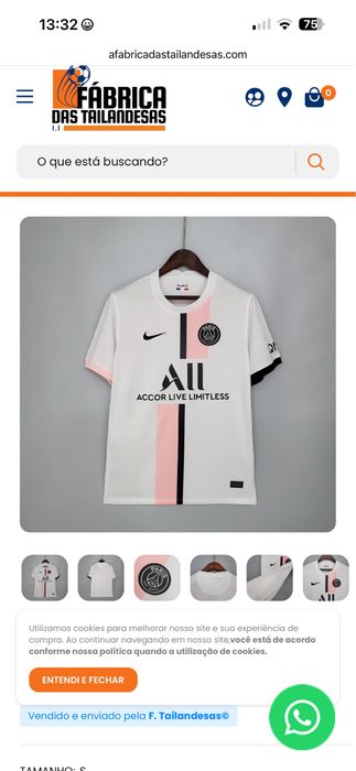 Vendo camisas de futebol