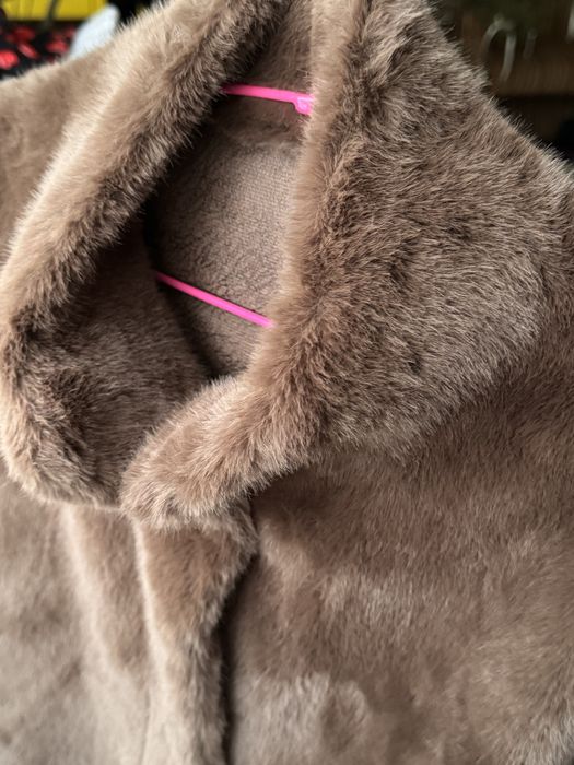 Коричнева екошуба, під норку, нова