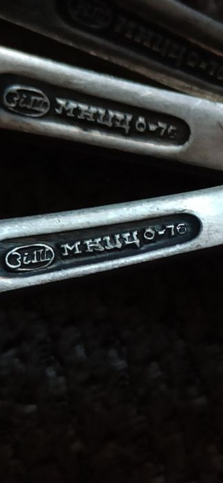 Łyżeczki posrebrzane retro lata 70