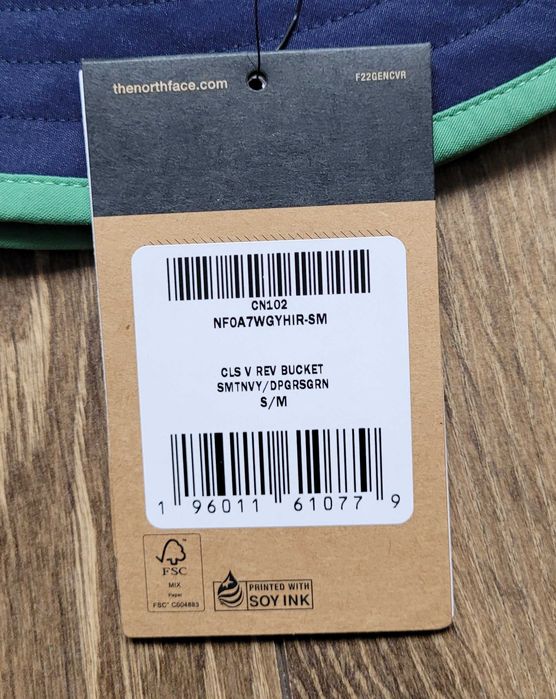 kapelusz dwustronny The North Face Class V wędkarski navy S/M NOWY