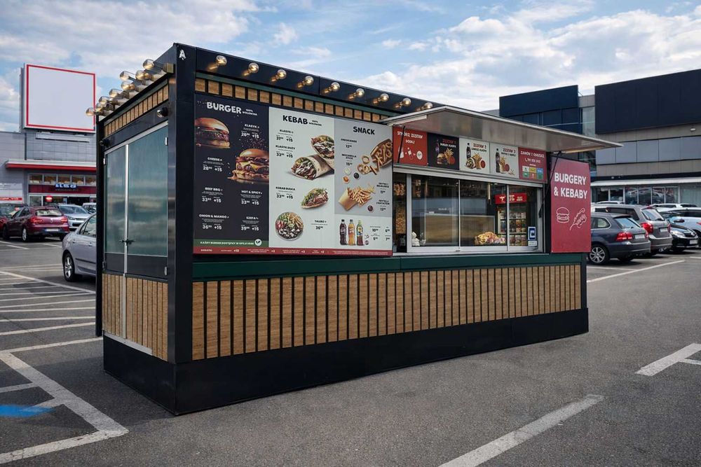 Nowa przyczepa gastronomiczna koncept słony PREMIUM