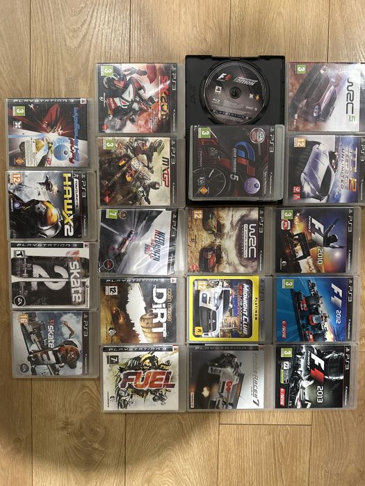 Gry wyścigowe Ps3 Dirt WRC Fuel hawx F1 baja wipeout test drive need