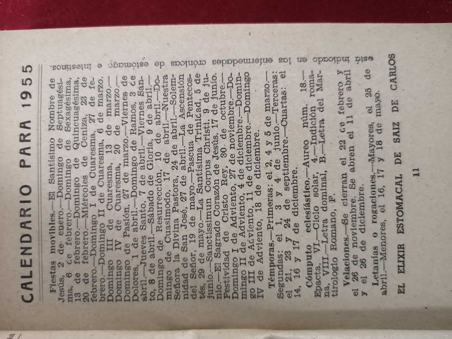 Guia Plano de Madrid - El firmamento 1955
