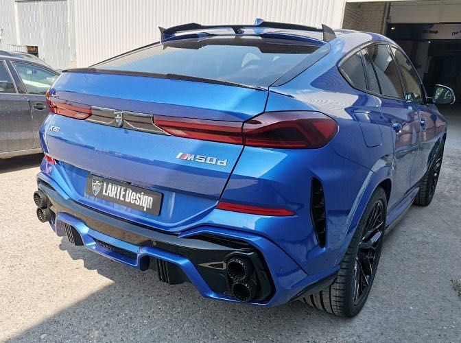 Спойлер BMW X6 G06 накладка на багажник ляду бленда козырек  стекло Х6
