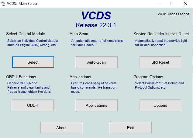 Software VCDS - Multiple Versions437637749943848961