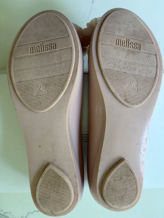 Baleriny Melissa Pudrowe