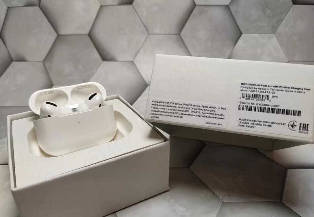 Беспроводные наушники аирподс pro с активным шумоподавлением!!