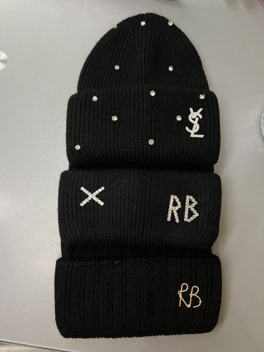 Шапка RB Yves Saint Laurent зимова жіноча брендова