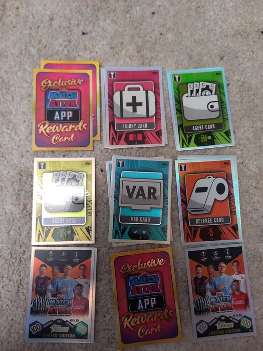 Cartas match attax 23/24