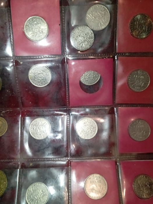 18 moedas francesas