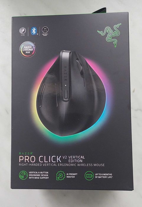 Mysz RAZER PRO CLICK V2 Vertical Edition - NOWA