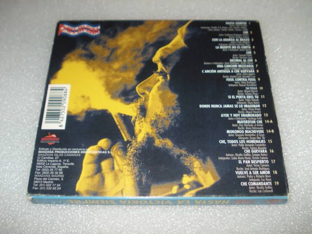 Raro CD de 1997 1st press CD – CHE Hasta La Victoria Siempre